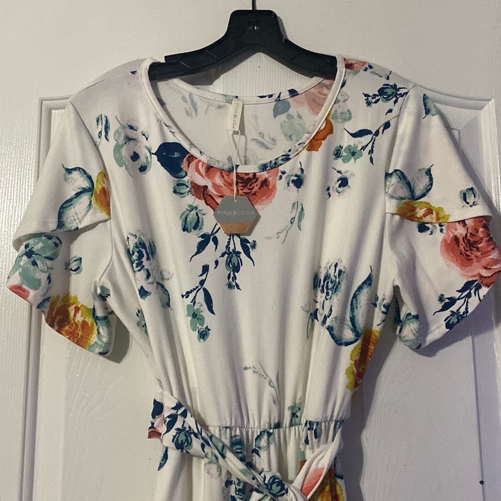 Pink Blush maternity dress